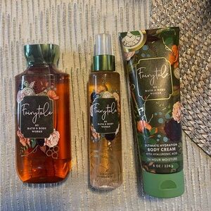 Bath & Body Works Fairytale Body Care Set - Green & Amber